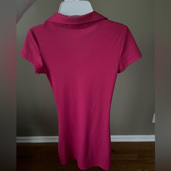 Collared Pink dress buttons all the way down size small - Picture 5 of 5